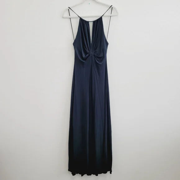 💕 BCBGMaxAzria Black Maxi Dress Gown Women's Size 8 - Picture 11 of 11